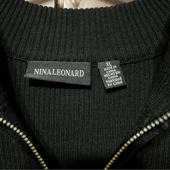 Nina Leonard Knit Midi Dress - Picture 3 of 4